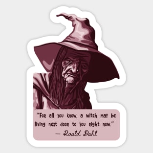 A Witch Next Door Sticker